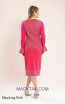 Kourosh KNY Knit KH034 Shocking Pink Back Dress