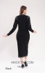 Kourosh KNY Knit KH037 Black Back Dress