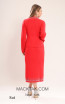 Kourosh KNY Knit KH055 Red Back Dress