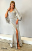 Macktak 1238 Silver Front Dress