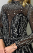 MackTak 1687 Black Detail Dress