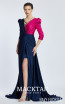 MackTak Collection B2013 Navy Fuchsia Dress