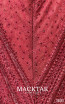 MackTak Couture 4058 Detail Bordo Dress