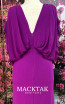 SiMack 4024 Purple Open Back Dress