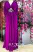 SiMack 4024 Purple Front Dress