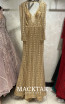 MackTak Couture 4047 Gold Evening Dress
