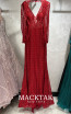 MackTak Couture 4047 Red Evening Dress