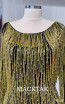 MackTak Couture 4057 Yellow Detail Dress
