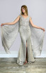 MackTak Collection 6311 Silver Evening Dress