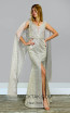 MackTak Collection 6311 Silver Beaded Dress