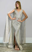 MackTak Collection 6311 Silver Full Length Dress