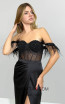 MackTack Collection 6319 Black Beaded Dress