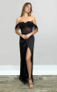 MackTack Collection 6319 Black Feather Dress