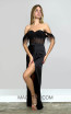MackTack Collection 6319 Black Backless Dress