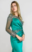 MackTak Collection 7311 Green Beaded Dress