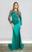 MackTak Collection 7311 Green Front Dress