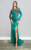 MackTak Collection 7311 Green Couture Dress