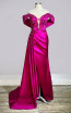 MackTak Collection 7326 Fuchsia Long Dress
