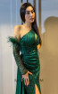 MackTak Collection 9039 One Shoulder Dress