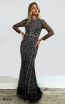 Macktak 9068 Black Front Dress