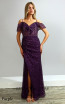 Macktak 9054 Purple Front Dress