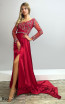Macktak 9056 Red Front Dress