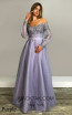 MackTak 9066 Purple Evening Dress