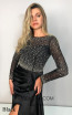 Macktak 9072 Black Detail Dress