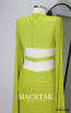 Alfa Beta Alize Oxide Green Long Sleeve Dress