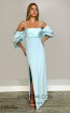 Alfa Beta B5832 Light Blue Front Dress