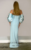 Alfa Beta B5832 Light Blue Back Dress