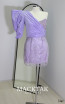 Alfa Beta Brigitte Lilac One Shoulder Dress