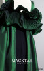 Alfa Beta Caroline Black Green Detail Dress 