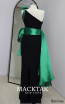 Alfa Beta Chantal Black Green Back Dress