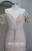 MackTak Collection 1071 Cream Evening Dress