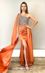 MackTak Collection 7044 Orange Front Dress
