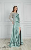 MackTak Collection 7313 Light Green Side Dress