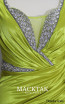MackTak Collection 7477 Phosphor Green Detail Dress