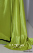 MackTak Collection 7477 Phosphor Green Satin Dress