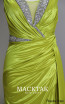 MackTak Collection 7477 Phosphor Green Beaded Dress
