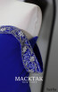 MackTak Collection 7481 Royal Blue Beaded Dress