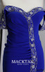 MackTak Collection 7481 Royal Blue Detail Dress