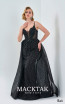 MackTak Couture 2312 Black Evening Dress