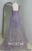 MackTak Couture 2346 Purple Back Dress