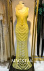 MackTak Couture 2354 Yellow Front Dress