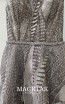 MackTak Couture 4055 Gray Beaded Dress