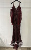 MackTak Couture 4056 Bordo Back Dress