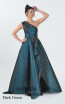 Macktak Couture 5143 Dark Green Front Dress