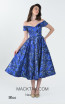 Macktak Couture 5157 Blue Front Dress