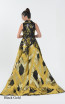 Macktak Couture 5206 Black Gold Back Dress